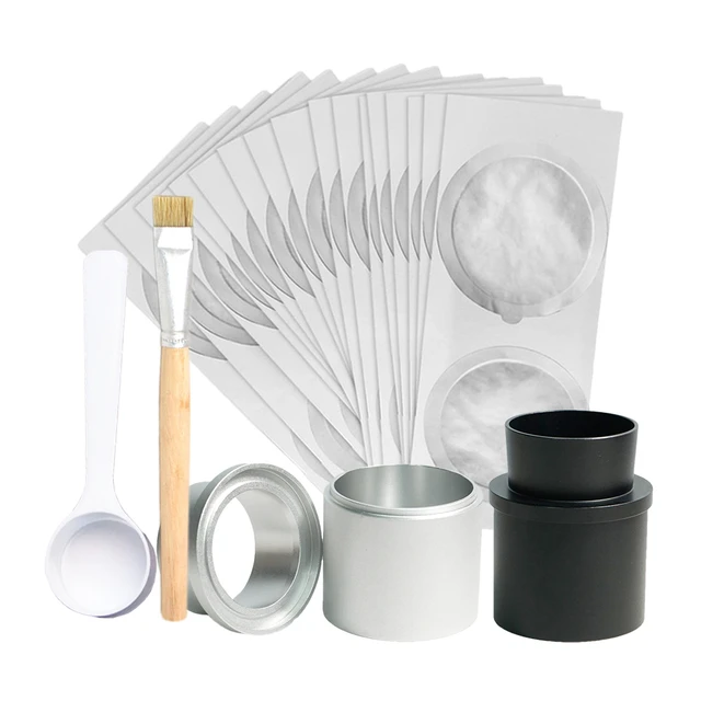Tapa de papel de aluminio para Nespresso Vertuo/Vertuoline, cápsula de  recarga, sellos desechables, pegatina con cápsulas reutilizables -  AliExpress