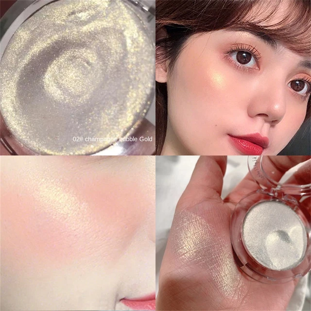 Glitter Highlighter Waterproof Diamond Shimmer Face Body Brighten Palette  Monochrome Shiny Highlighter Korean Cosmetics Makeup - AliExpress