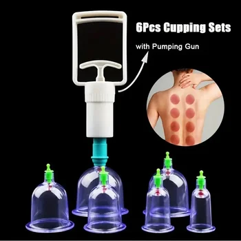 6-Piece Vacuum Cupping Set with Pump Gun 1