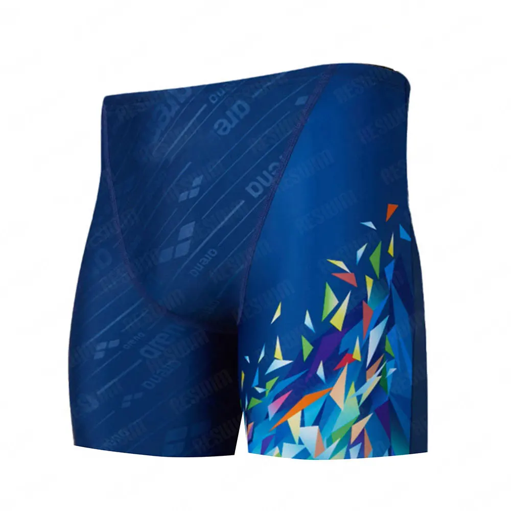 Swim Shorts Summer Men's Swim Jammer Endurance Athletic Training Swimsuit Shorts Swimming Trunks Swimwear Jammers Tights Surf Beach Shorts