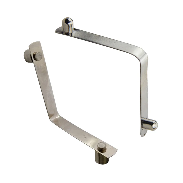 Lot De 6 Clips à Ressort 8mm - Pour Pagaye De Kayak, Tente De Camping, Auvent, Accessoire Polyvalent (Argenté)