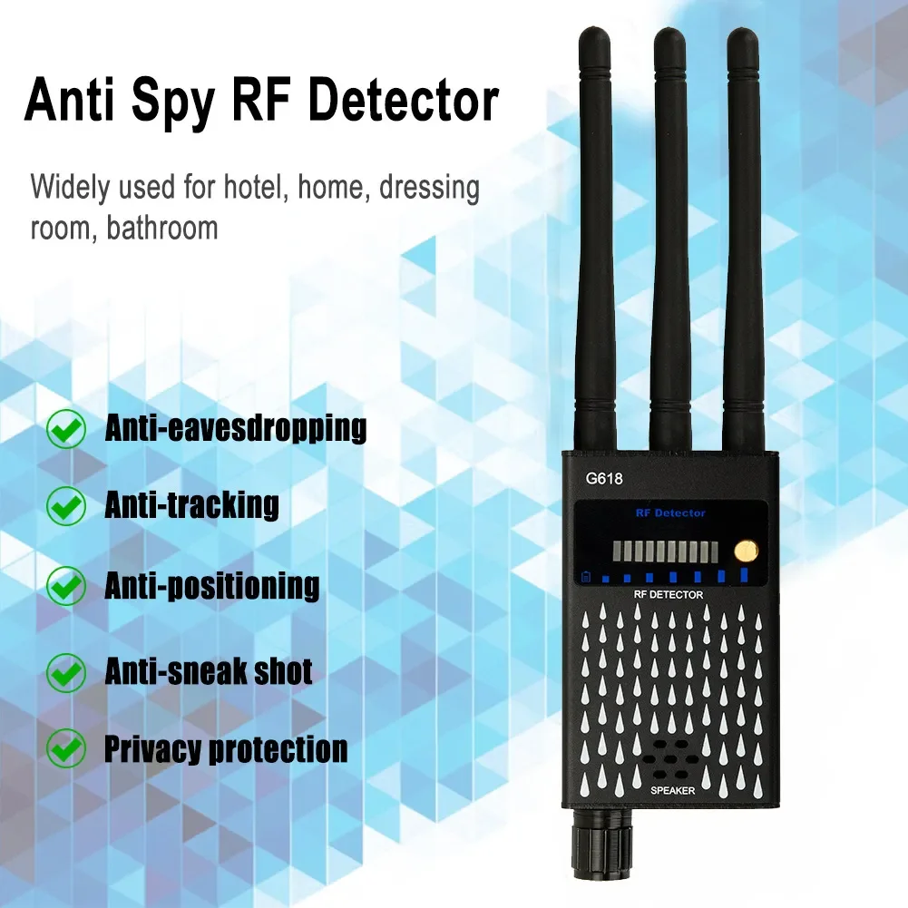 Signal Detector G618 Anti Spy RF CDMA Signal Finder For GSM Bug GPS Tracker Wireless Camera Eavesdropping