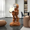 Astronaut Large Floor-standing Living Room Ornaments Astronaut Sculpture Flocking Decoration Indoor Home Statues Ornaments 2