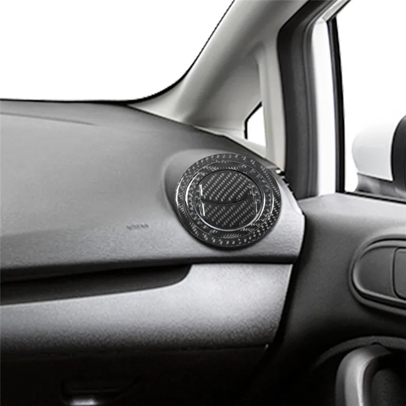 

For Ford Fiesta 2011 2012 2013 2014 2015 Air Conditioning Vent Cover Trim Sticker Carbon Fiber Car Styling Interior Accessorie