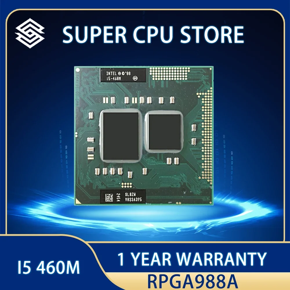 Processore Intel Core Originale I5 460M 3M Cache 2.53 Ghz Laptop Notebook Cpu Processor I5-460M Rpga988A