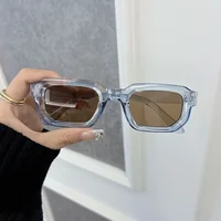 Luxurious Rectangle Sunglasses Women Men Fashion Brand Designer Casual Sun Glasses Female Male Plastic Outdoor Eyewear - Image 2