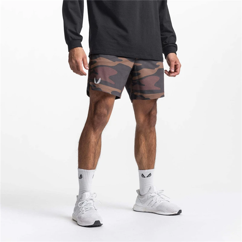 Camouflage Quick Dry Running Shorts Men Training Gym Shorts Fitness Men Jogging Bottoms Summer Sports Shorts Workout Short Pants