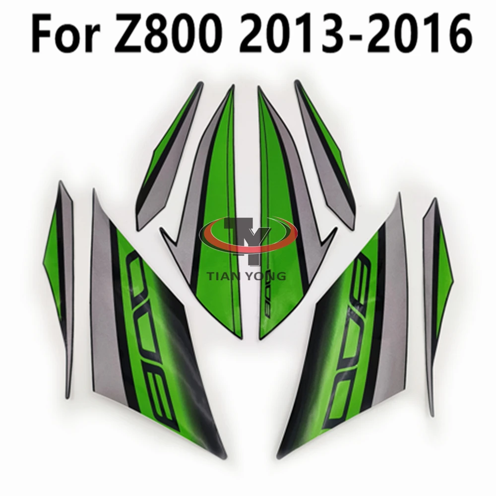 

Аппликация Silkscreen декоративная защита мотоцикла для Kawasaki Z800 2013-2014-2015-2016 высокое качество Аппликация наклейка полный комплект