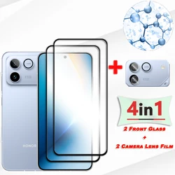 Protezione dello Schermo e della Lente Ultimate con Bordo Nero per Honor Win RT 5G
