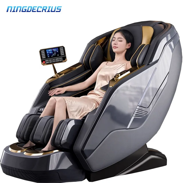 NINGDECRIUS Hot Sell Wholesale Recliner Massage Chair 4d Luxury Chair Massage Full Body Price Foot spa SL Track Massage Chair