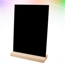 

Chalkboard Sign Single-Sided Erasable Message Board Blackboard Desktop Decor Signs Small Blackboard with Bases for DIY Home