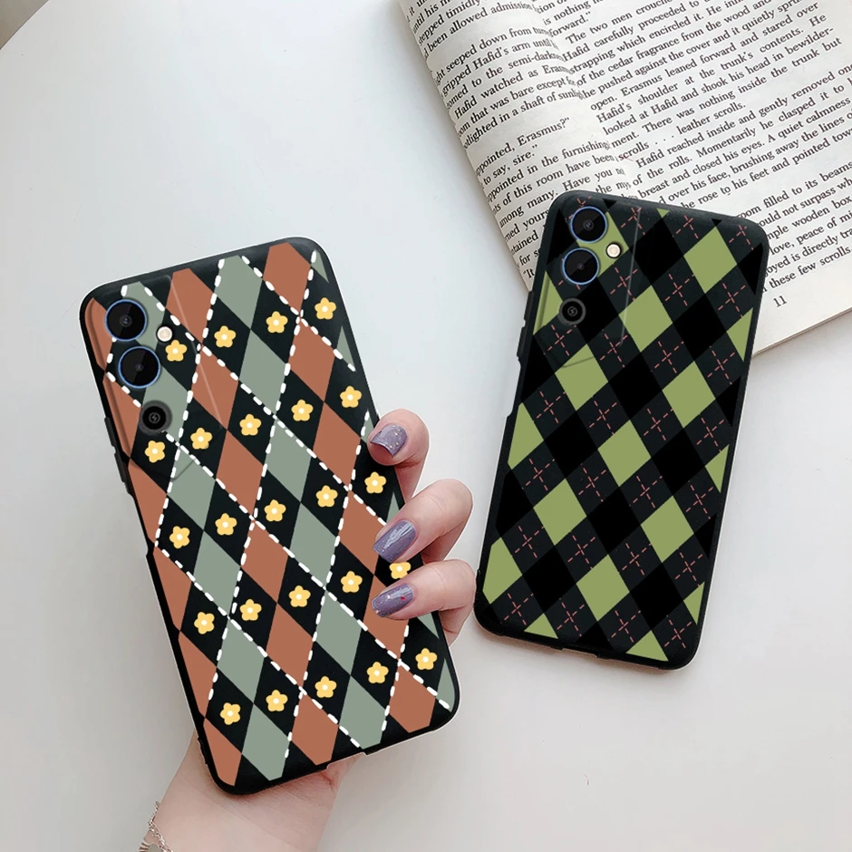 Фото Мягкие силиконовые черные чехлы для телефона Tecno Pova Neo 2 Чехол LG6n для Tecno Pova Neo2 PovaNeo2 задняя крышка Симпатичный мультяшный бампер Coque №2