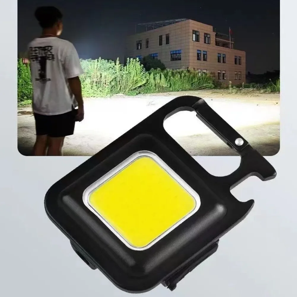

Mini LED Flashlight Keychain Light 500lm 6W Portable COB USB Rechargeable Pocket Work Lights For Camping Hiking Outdoor Fishlig