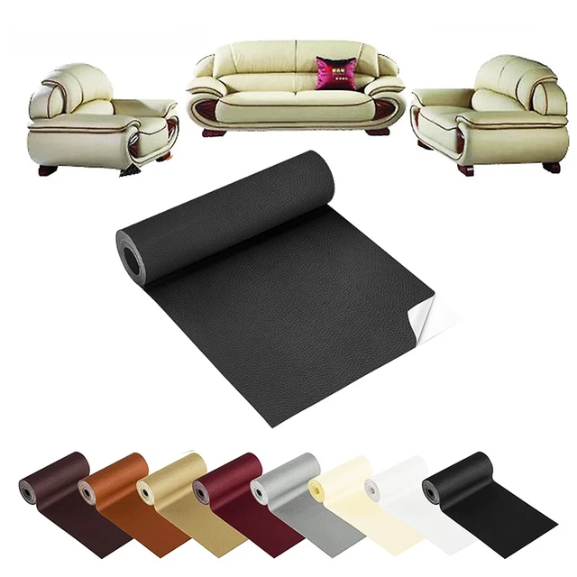 Parche de cuero autoadhesivo para reparación de sofá, adhesivo para  muebles, mesa, silla, bolsa de asiento, arreglo de cama, piel Artificial de  PU - AliExpress
