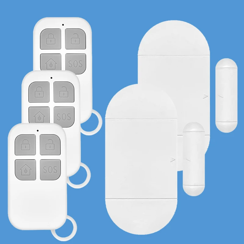 Wireless Remote Entry Alarm System for Home Security - 130dB Door and Window Sensor Kit