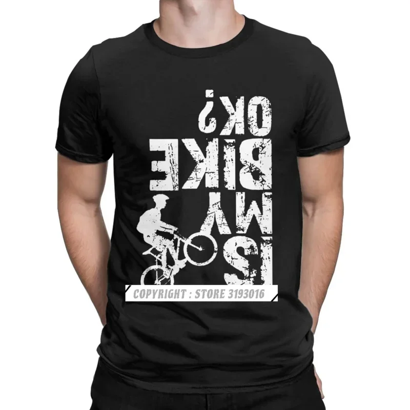 

FunnyShirtsIsMyOkTypographyCyclingMountainBikeTShirtCottonMtbBikingCyclePrintTshirtforMen