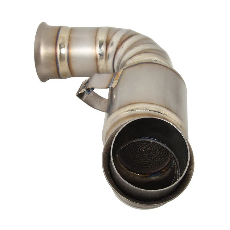 Slip On For Husqvarna Norden 901 Motorcycle Exhaust Escape Moto Modify Muffler Titanium Alloy Middle Link Pipe - Image 3