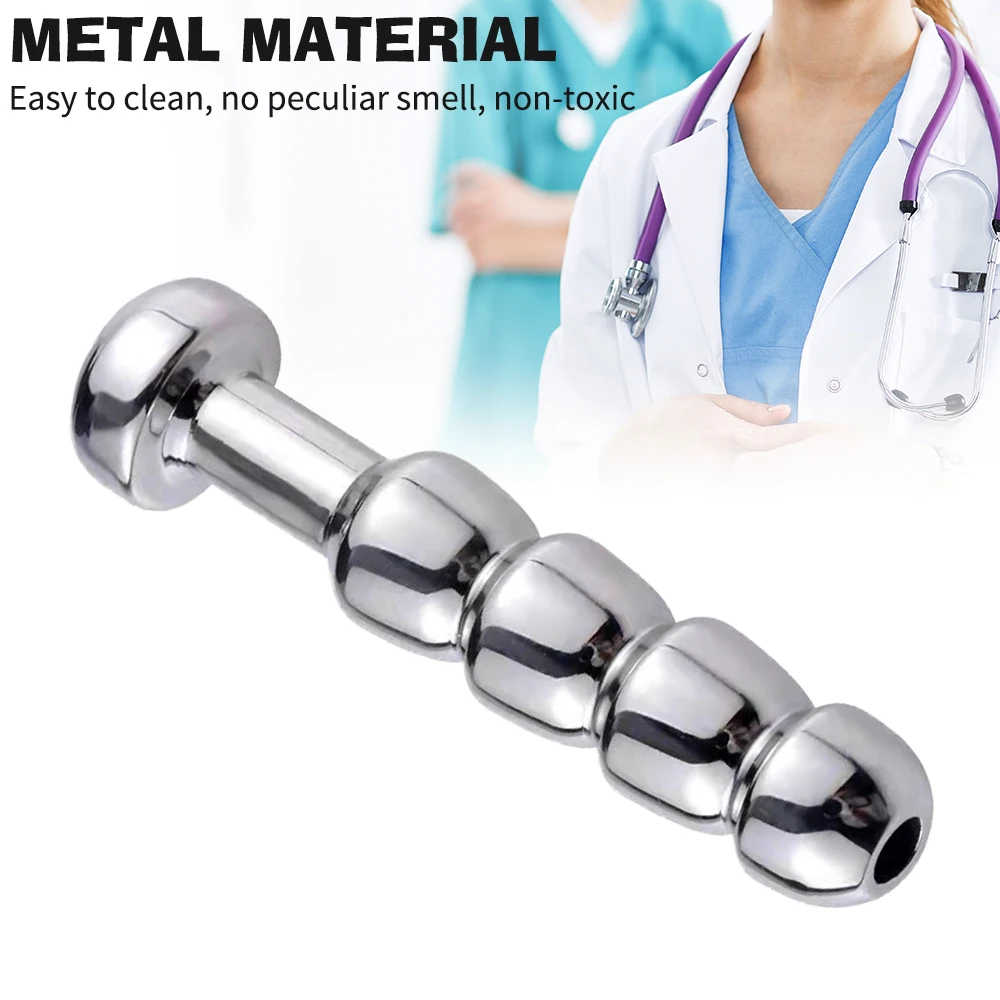 7 Sizes Metal Penis Plug Urethral Sounding for Male Masturbation Steel Horse Eye Sticks Prostate Stimulation Bladder Massage Rod