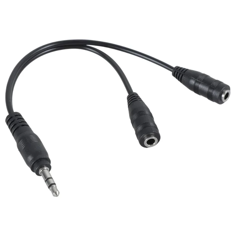 3.5mm 이어폰과 1/2 오디오 어댑터 케이블로 커플이 음악을 공유할 수 있습니다.