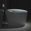 Unique Smart Toilet with Bidet Built In, Intelligent One Piece Toilet For Modern Bathroom, Auto Open/Close Seat, Foot Sensor 3
