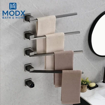 ราวแขวนผ้าเช็ดตัวไฟฟ้าแบบติดตั้งในห้องน้ำ พร้อมระบบทำความร้อนในตัว ตั้งเวลาได้ 1