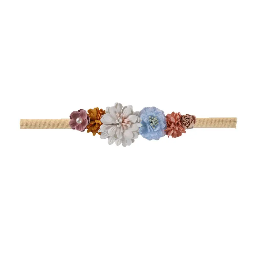 Baby Girl Headband Cute Baby Elastic Hair Band Newborn Head Flower Toddler Headband Headwear Kids Accessories