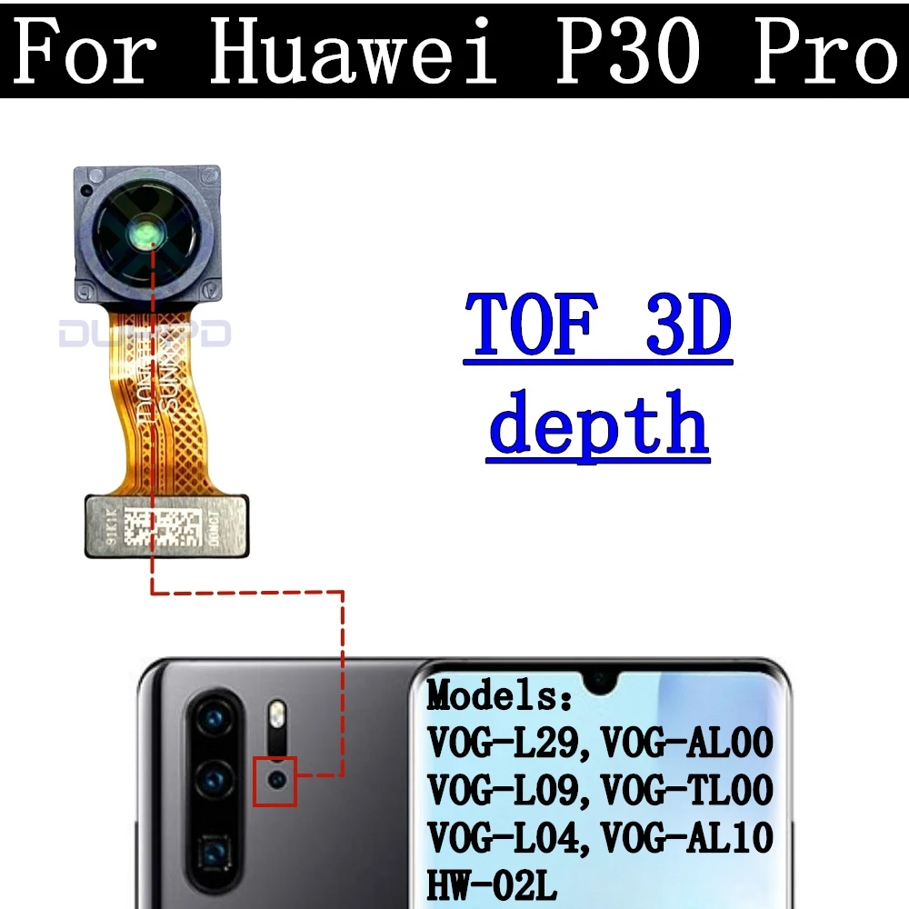 Original Front and Rear Camera Module with Glass Lens