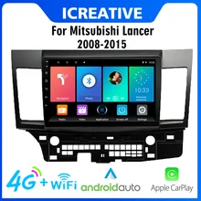 

2 Din Android 4G Carplay 10.1 Inch Car Radio For Mitsubishi Lancer 2008-2015 Bluetooth Wifi GPS Multimedia Player