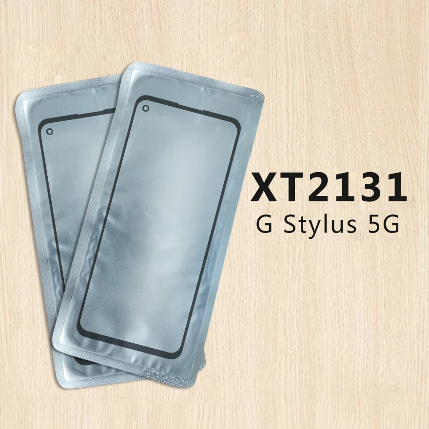 

10Pcs/Lot For Moto G Stylus 5G XT2131 Glass Replacement Touch Screen Front Outer Glass Panel Lens LCD Front With OCA