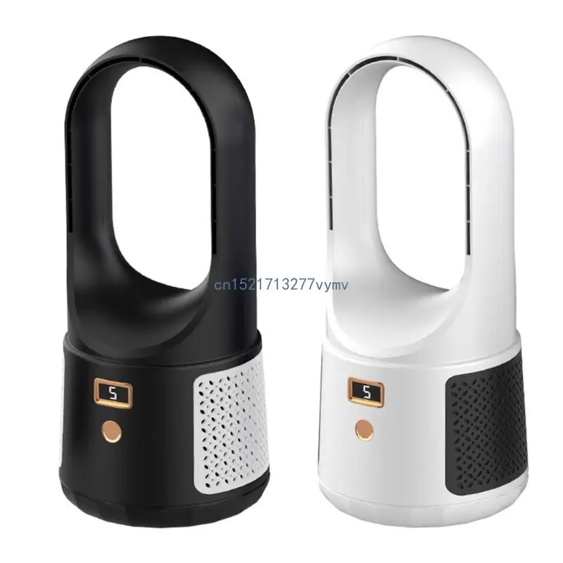 

Quiet Fan Desktop Bladeless Fans Low Noise 6 Gear Wind Air Cooler Fan