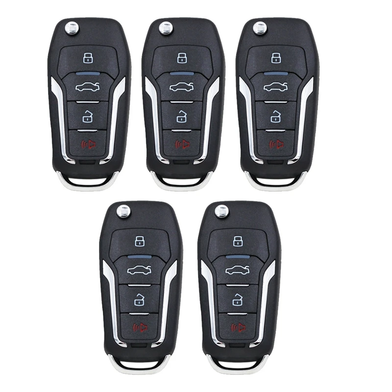 

5Pcs/Lot KEYDIY NB12-4 KD Remote Control Car Key Universal 4 Button For KD900/KD-X2 KD MINI/ KD-MAX For Ford Style