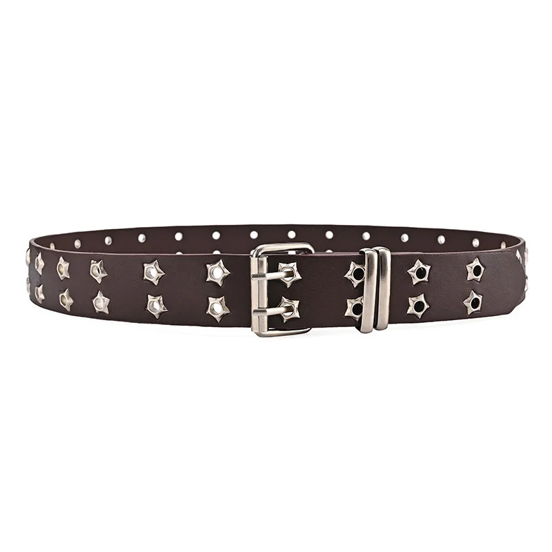 Cinto de metal para homem e mulher minimalista com fivela_voghion.com