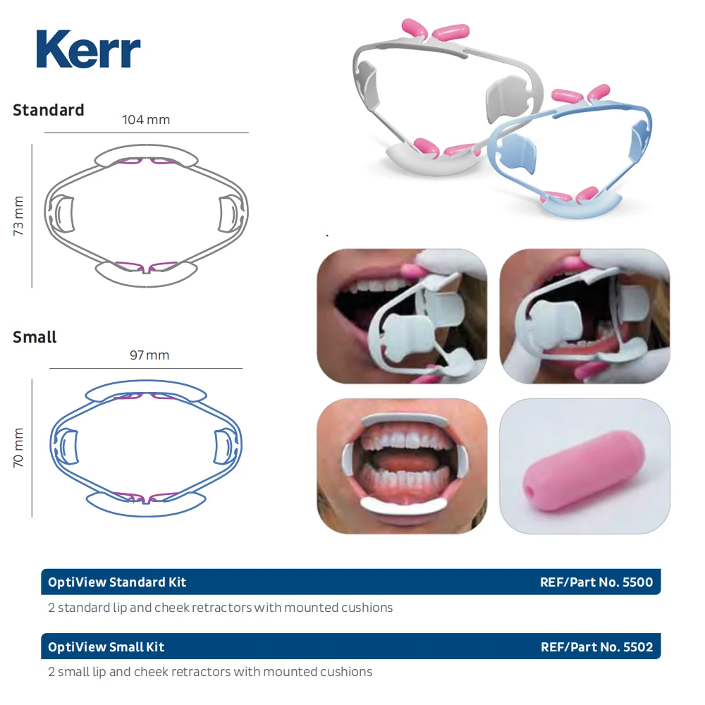 Rétracteur De Joues Et Lèvres Easyinsmile - 2 Pièces, Autoclavable (CE/FDA) - Pour Dentisterie, NEUF