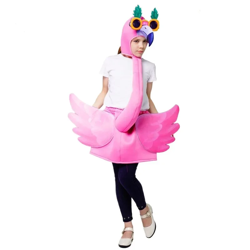 Funny Carnival Party Children's Pink Flamingo Costume Party Cosplay Props