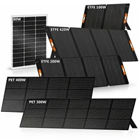 Panneau solaire portable, plusieurs puissances disponibles : 80W/E100/E200/P300/P400/E420, pour camping, camping-car et utilisation en extérieur. 1