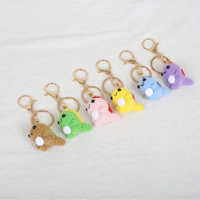 Mini Animal Series Crochet Keychain Cute Animal Doll Keyrings Mini Sheep Cow Knitting Doll Keychain Wholesale Custom Accessories 21 S1084cb1b5e6b4769a935962b0370df24U