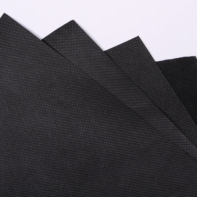 Black PP non-woven fabric partition background cloth dustproof and waterproof sofa bottom cloth seedling engineering material