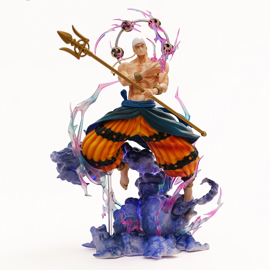 

Anime One Piece DOD Resonance God of Thunder Enel Trident 27cm Excellent Figure Model Statue Toy Collectibles Gift