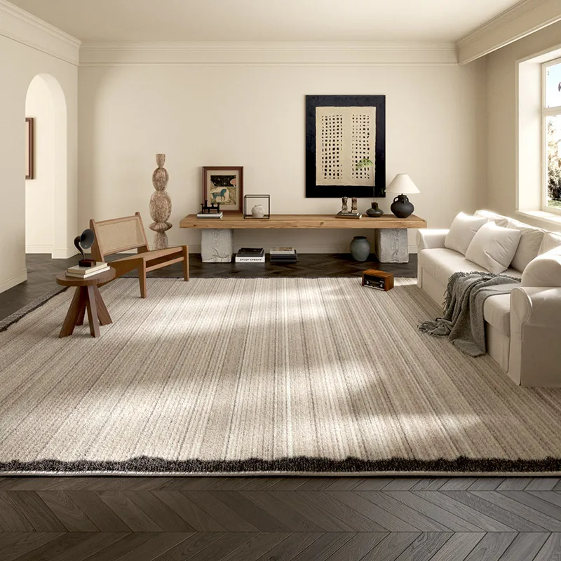 Light Luxury Style Living Room Decoration Carpet Thick Plush Lounge Floor Mat Fluffy Soft Study Rug Large Area Rugs for Bedroom 3