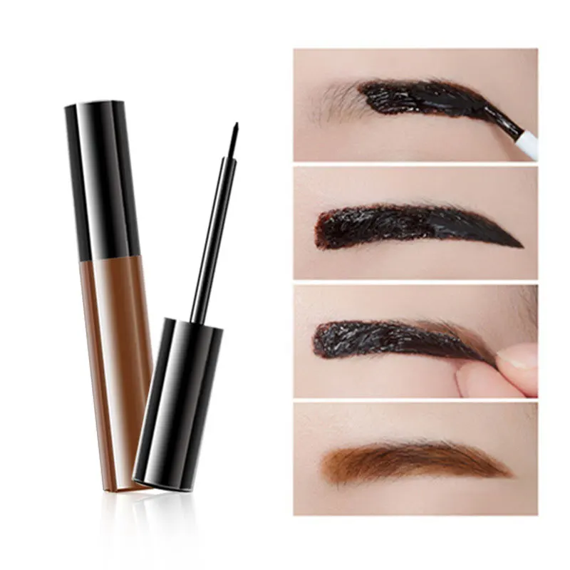 Semi Permanent Eyebrow Gel 4 Colors Tattoo Brow Gels Tint Peel Off
