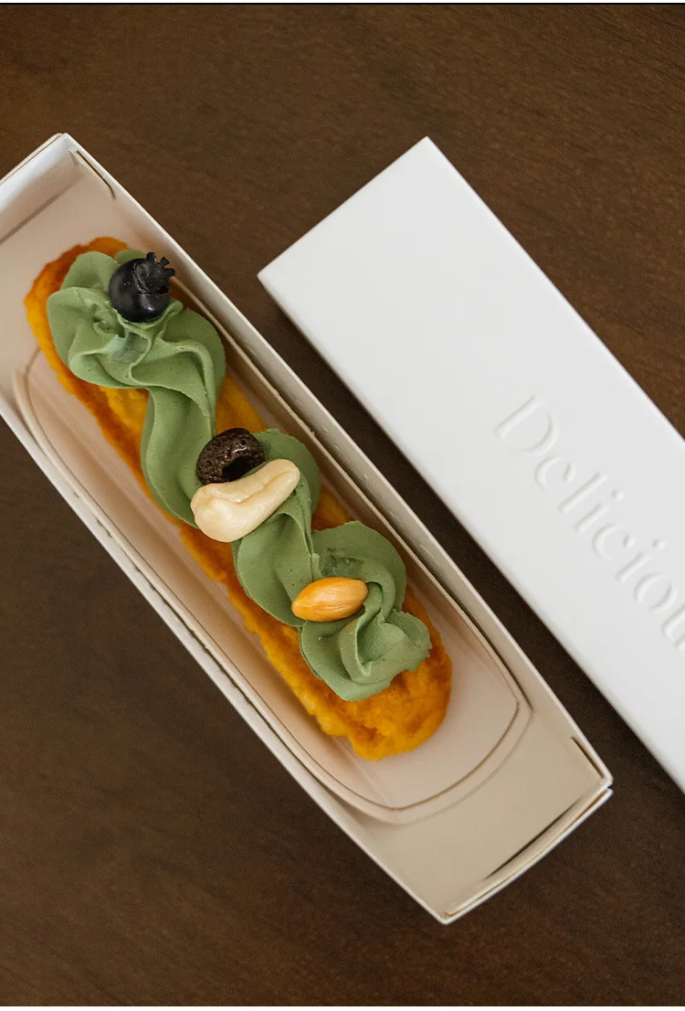 50PCS Rectangle French Napoleon Mousse Boxes, DIY Mini Cake Packaging, Waterproof and O... - SKU FNMB1115 - UGI Packaging