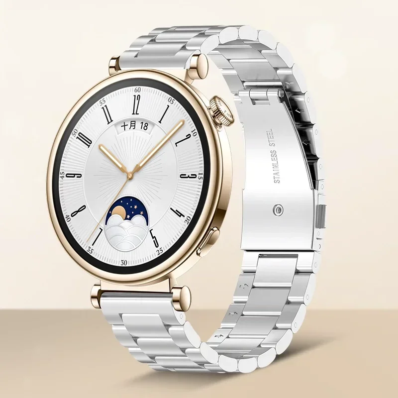 18 مللي متر حزام معدني لساعة هواوي GT5/GT4 41 مللي...