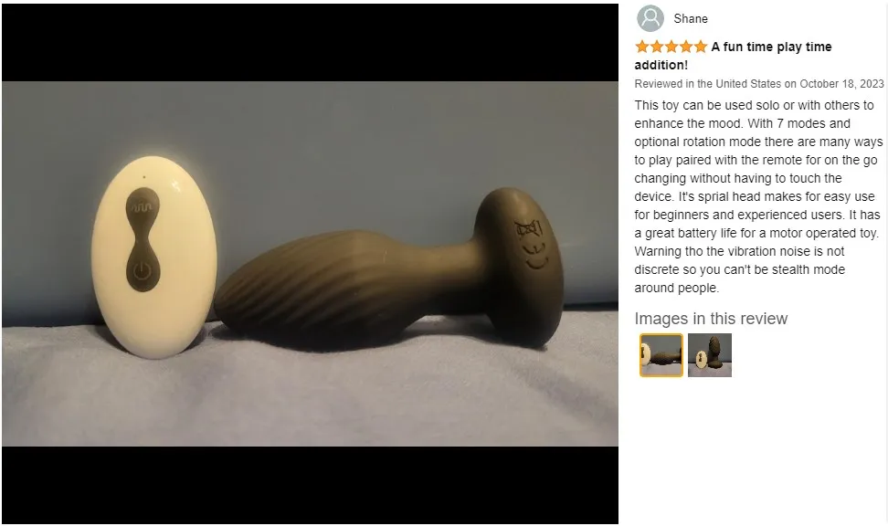 360 Rotation Vibrating  Anal Plug 7 Speeds Remote Control Butt Plug Vibrator Prostate Massage Buttplug Sex Toys For Men Women