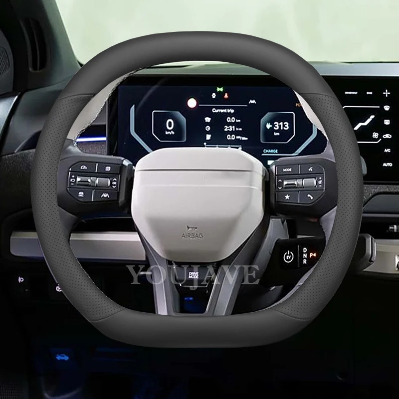 Per KIA EV3 EV4 EV5 EV9 2024 2025 Auto Volante Cove Wrap r Interni In Pelle Alta Respirare Decorazione Accessori - Image 3