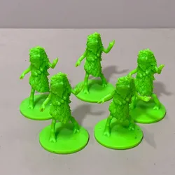 Vampire Hastur Monster Abomination Miniature Figures - Fantasy Board Game Collection (5PCS Green Minis)