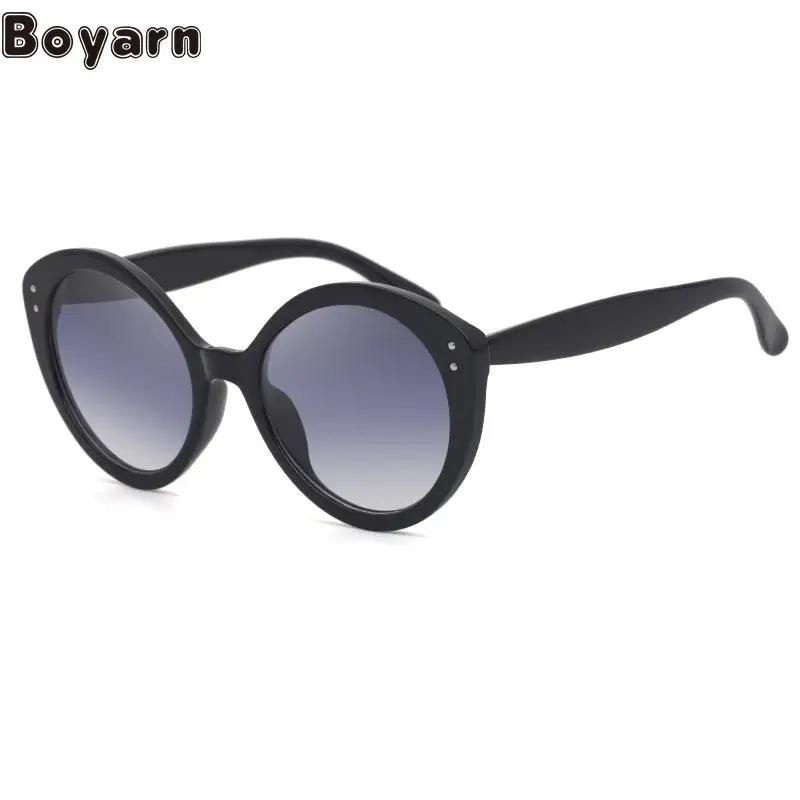 

Boyarn 2022 New Sunglasses Women's Steampunk Fashion Net Red Same Cat's Eye Sunglasses Women's Fashion Sunglasses