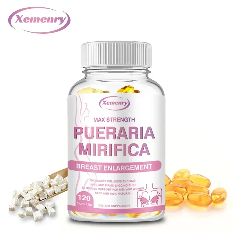 Contains Pueraria Mirifica-Vegan, Gluten-Free, Dairy-Free-Supplement for Women