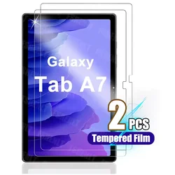 Premium Tempered Glass Screen Protector 2 - Pack for 10.4 - Inch Tablets - Bubble - Free Protective Film (Tab A7 10.4 2020)