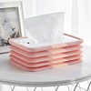 Silica Gel Paper Towel Box Folding Lifting Paper Drawer Household Living Room Desktop Tea Table Simple Creative Napkin Paper Box 3