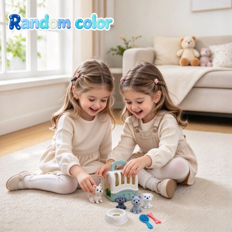 Deluxe Pet Care Playset: Interactive Animal Figures & Dollhouse Accessories